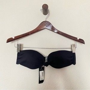 NWT Tavik Black Knotted Berlin Bandeau Swim Top